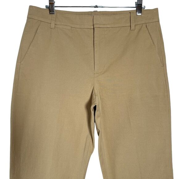 NWT Vince Coin Pocket Chino SIZE 10 Khaki Straight Leg Cropped Pants NEW - Picture 7 of 10